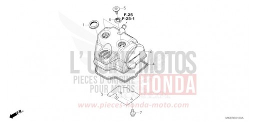 COUVERCLE DE CULASSE CRF450RXS de 2025